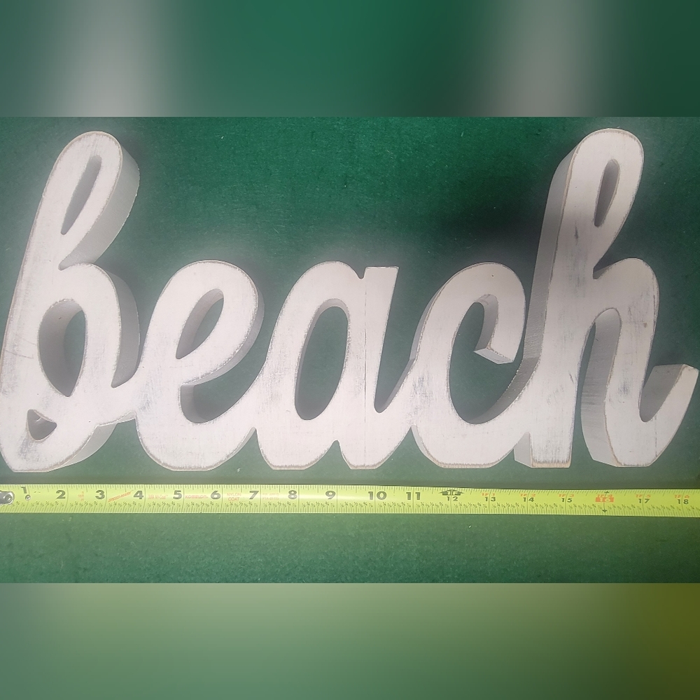 Beach sign